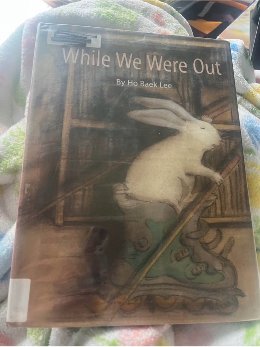 While We Were Out by Ho Baek Lee Kids Book
